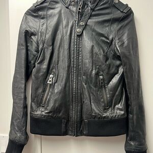 RUDSAK Black Leather Jacket